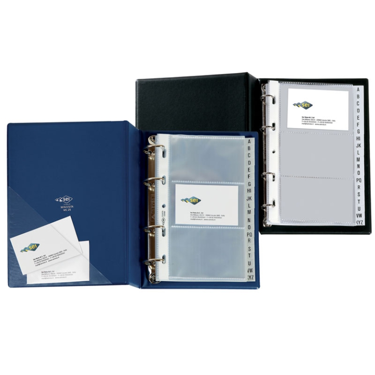 PORTABIGLIETTI DA VISITA MINIVISITA MC-17 BLU