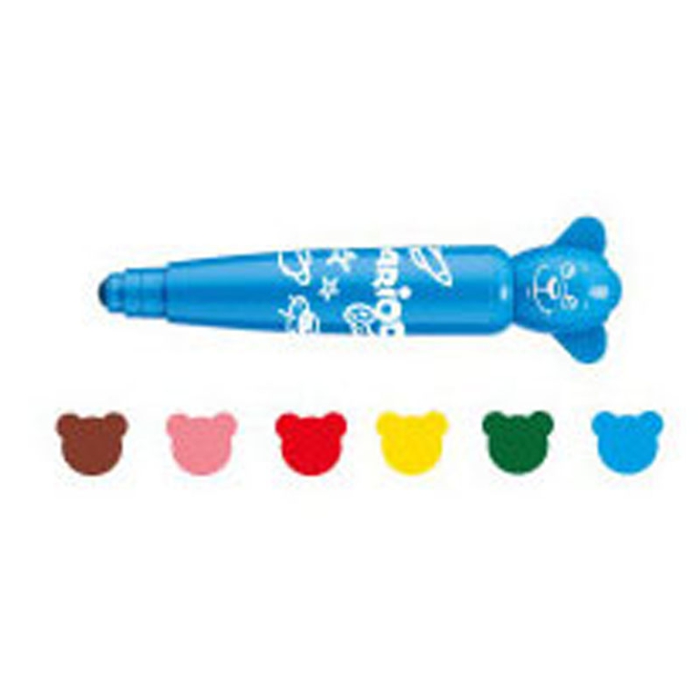 PENNARELLI TEDDY 6 COLORI +1 ANNI CARIOCA BABY 3