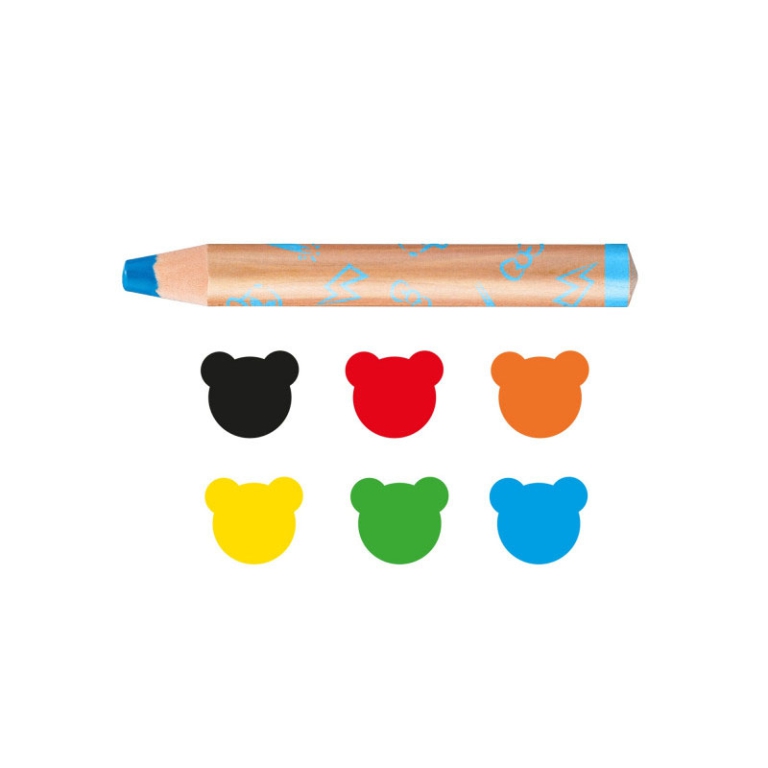 PASTELLI 3IN1 6 COLORI   1+ ANNI CARIOCA BABY 2
