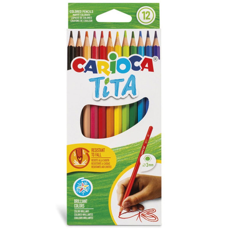 PASTELLI TITA 12 COLORI  CARIOCA
