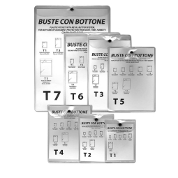 BUSTE PLASTICA CON BOTTONE T5 13X18 10PZ