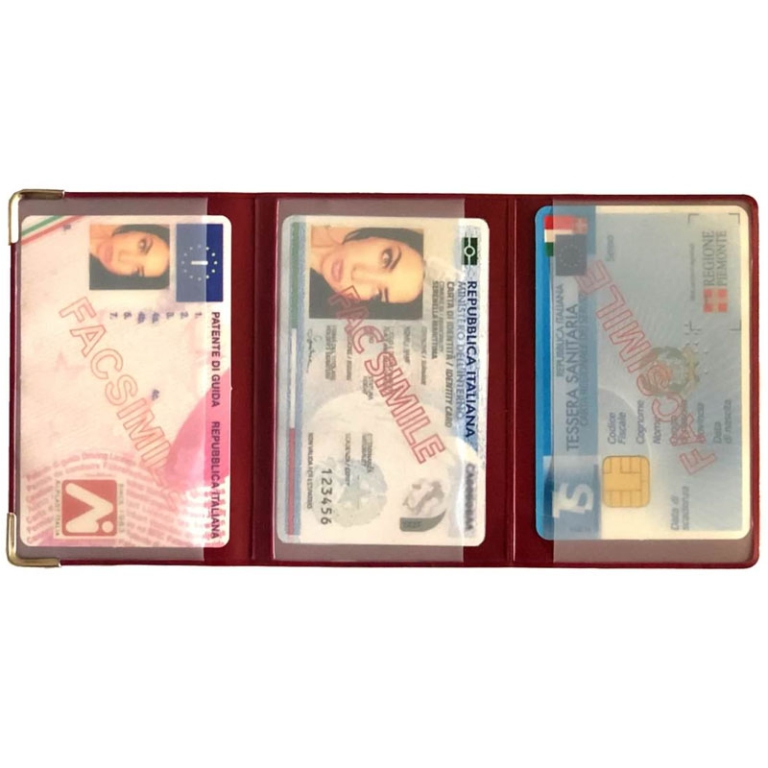PORTADOCUMENTI PVC SIMPLE 12PZ 3CARD 3