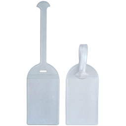 PORTANOME DA VALIGIA     PVC TRASPARENTE 10PZ
