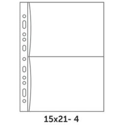 BUSTE PP. PORTAFOTO 15X21 4 POSTI A4 FORATE 10PZ