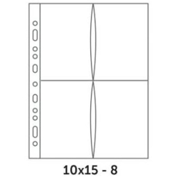 BUSTE PP. PORTAFOTO 10X15 8 POSTI A4 FORATE 10PZ