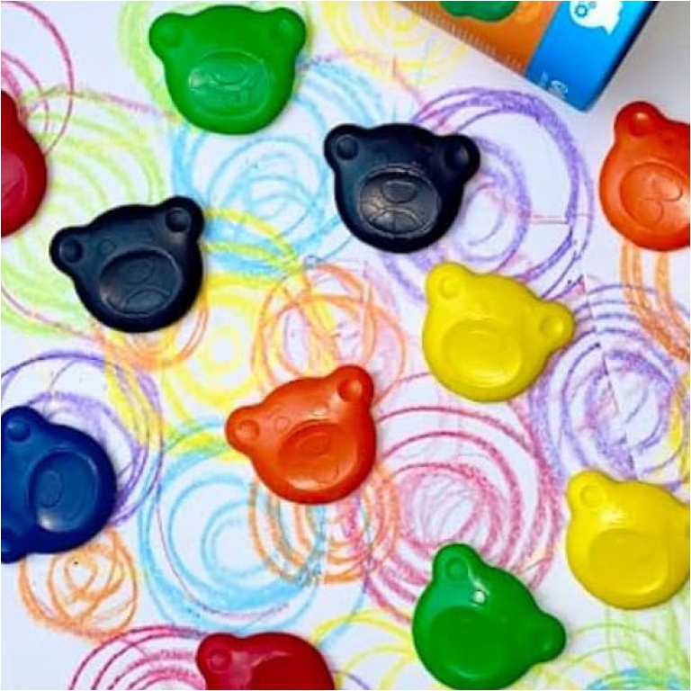 PASTELLI CERA TEDDY 12PZ  +1 ANNI CARIOCA BABY 3