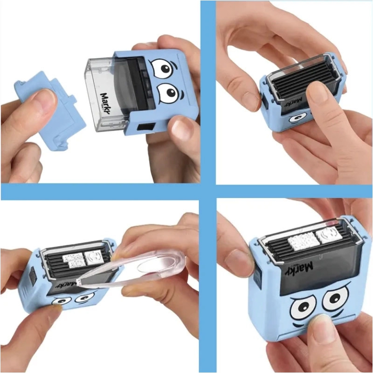 TIMBRO PERSONALIZZABILE  14X38MM DIY MARKY 3
