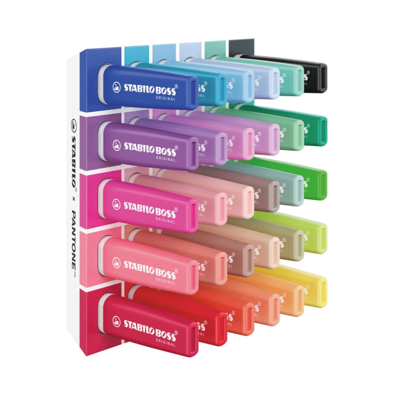 EVIDENZIATORI BOSS PANTONE COFANETTO 30 COLORI 2