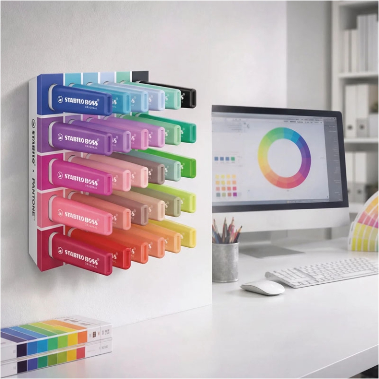 EVIDENZIATORI BOSS PANTONE COFANETTO 30 COLORI 5