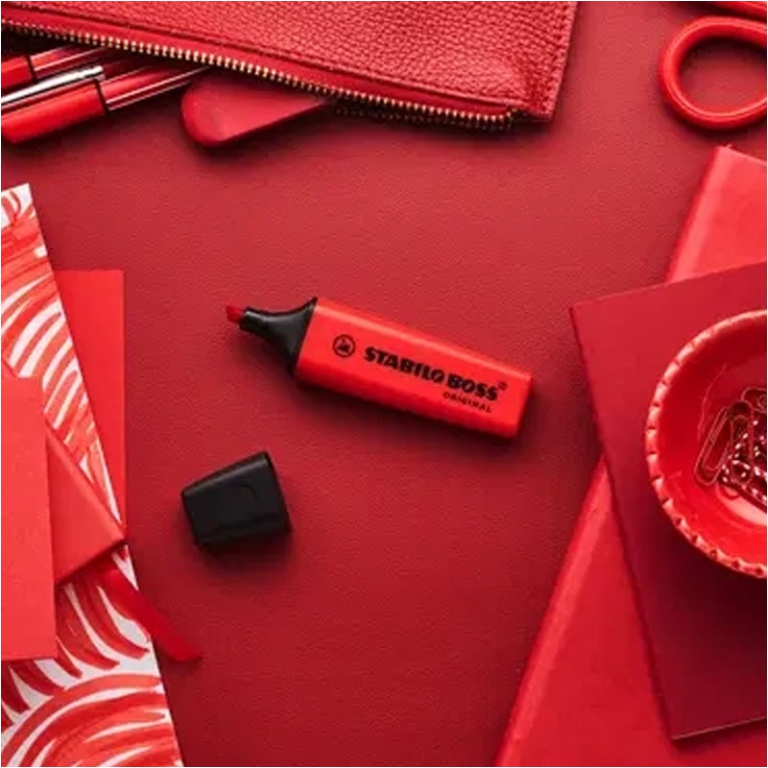 EVIDENZIATORI BOSS ROSSO ROSSO 15PZ EXPO STABILO 3