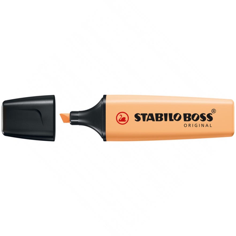 EVIDENZIATORI BOSS ARANCIO PAPAYA 125 10PZ STABILO