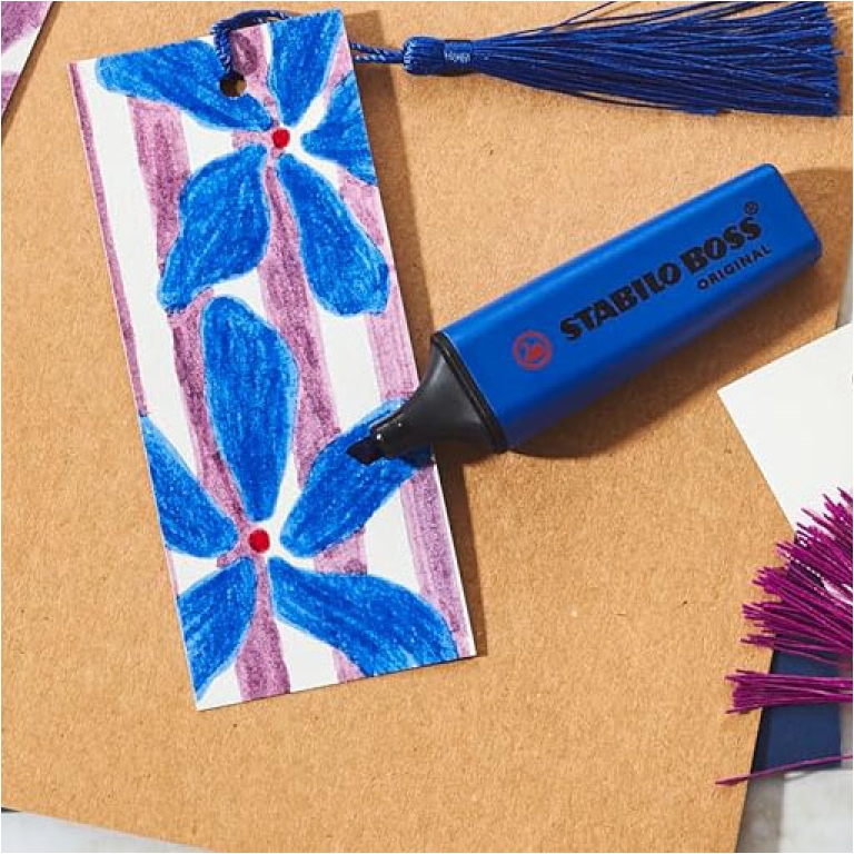 EVIDENZIATORI BOSS BLU ELETTRICO 132 10PZ STABILO 3