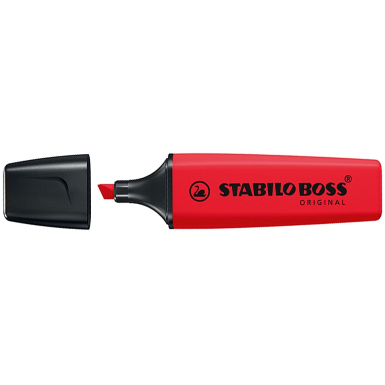 EVIDENZIATORI BOSS ROSSO ROSSO 48 10PZ STABILO