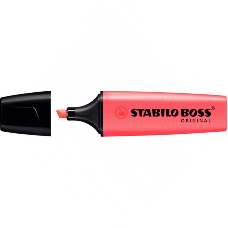 EVIDENZIATORI BOSS ROSSO 40 10PZ STABILO