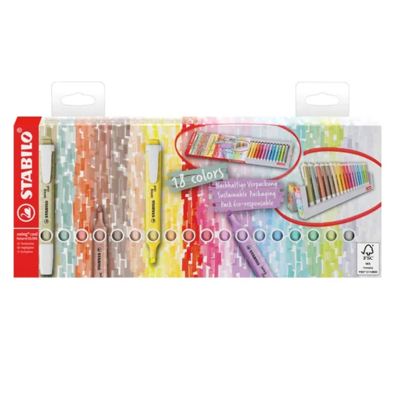 STABILO SWING 18 COLORI  DESKJET EVIDENZIATORI 2