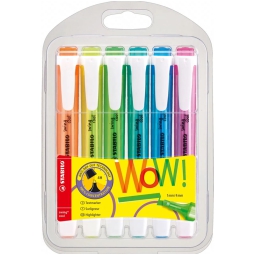 EVIDENZIATORI SWING COOL 6 COLORI IN BUSTA STABILO