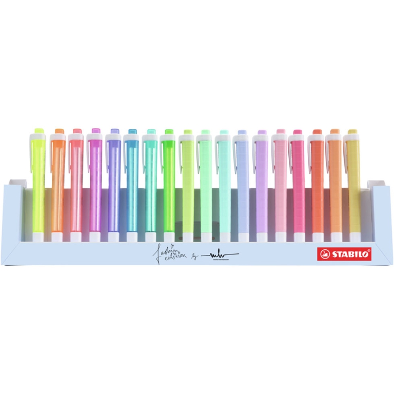 EVIDENZIATORI SWING COOL 18 COLORI DESKSET STABILO 2