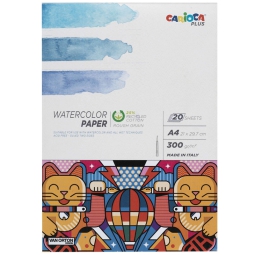 ALBUM DISEGNO ACQUERELLO 20FG A4 300GR CARIOCA
