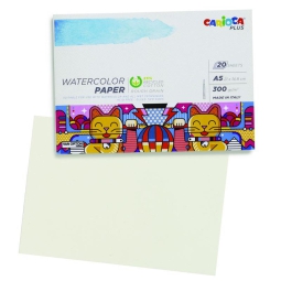 ALBUM DISEGNO ACQUERELLO 20FG A5 300GR CARIOCA