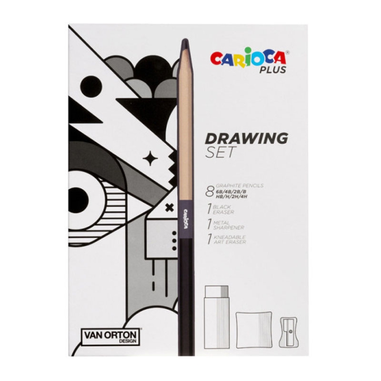 DRAWING SET CARIOCA PLUS 2