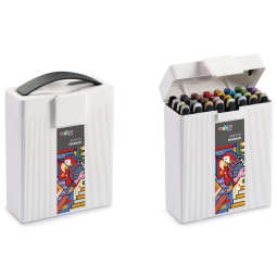 SKETCH MARKER 32PZ HARD  CASE CARIOCA PLUS