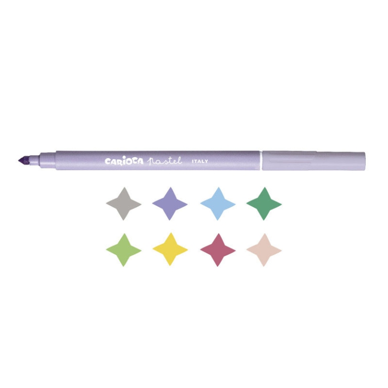 CARIOCA PASTEL 8 COLORI  PENNARELLI 2
