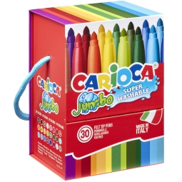 CARIOCA JUMBO BOX 30 COLORI PENNARELLI