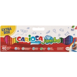 CARIOCA JUMBO SPECIAL BOX 40 COLORI PENNARELLI
