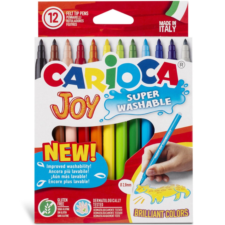 CARIOCA JOY 12 COLORI 12 CONFEZIONI PENNARELLI