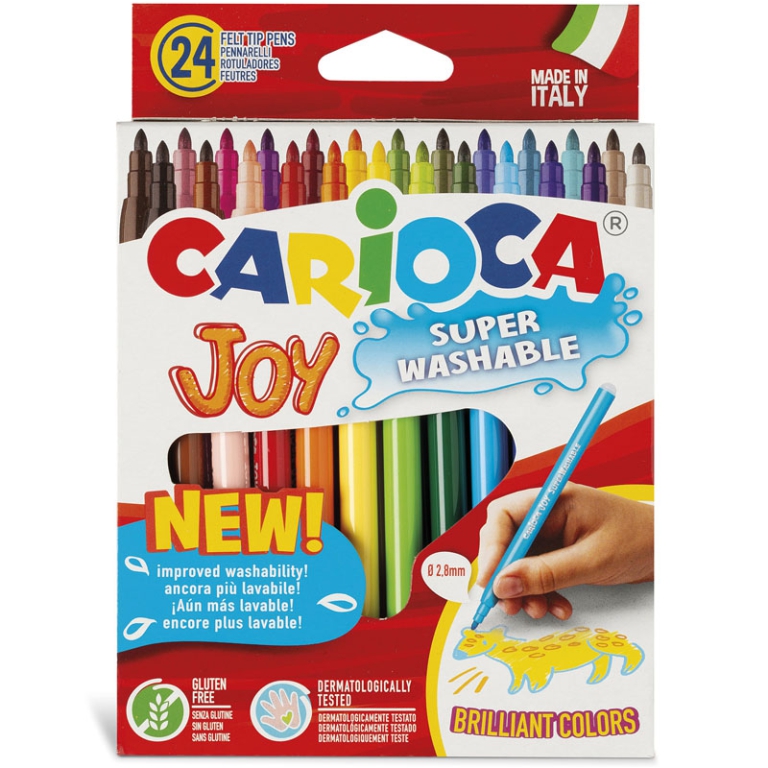 CARIOCA JOY 24 COLORI 6 CONFEZIONI PENNARELLI