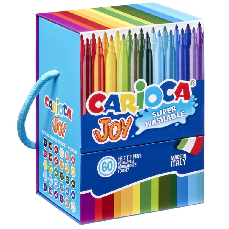 CARIOCA JOY BOX 60 COLORI PENNARELLI