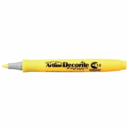 DECORITE PUNTA TONDA 12PZ GIALLO ARTLINE