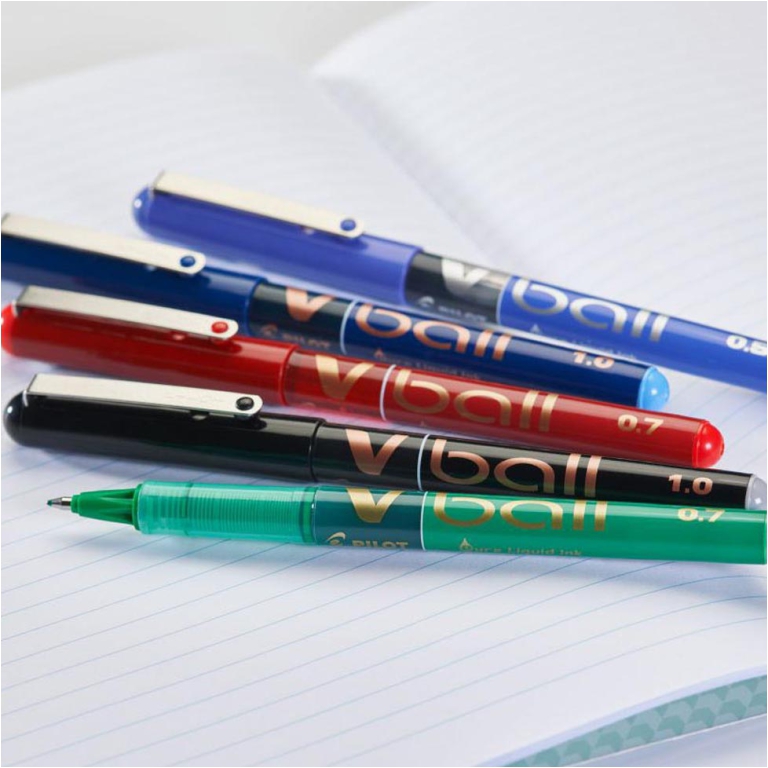 ROLLER V-BALL NERO 12PZ  PILOT 0,5 3