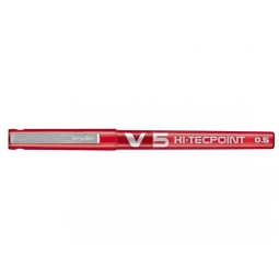 ROLLER V5 ROSSO 12PZ HI-TECPOINT PILOT