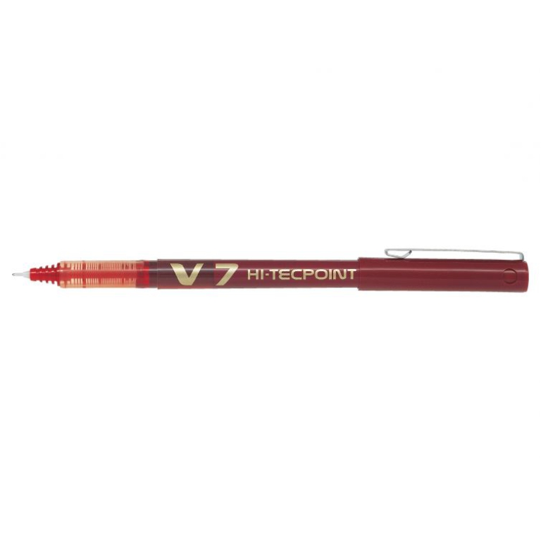 ROLLER V7 ROSSO 12PZ HI-TECPOINT PILOT