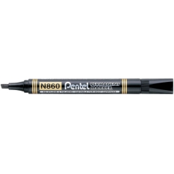 PENNARELLO N860 NERO 12PZ PENTEL PUNTA SCALPELLO