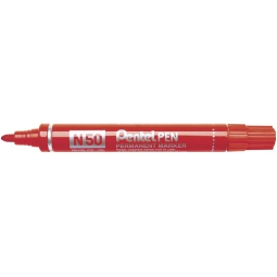 PENNARELLO N50 ROSSO 12PZ PENTELPEN PUNTA TONDA