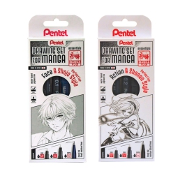 PENNARELLI MANGA SET 3PZ PENTEL