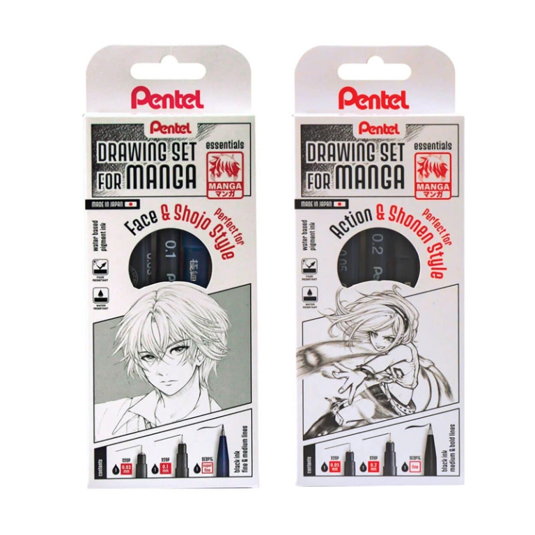 PENNARELLI MANGA SET 3PZ PENTEL
