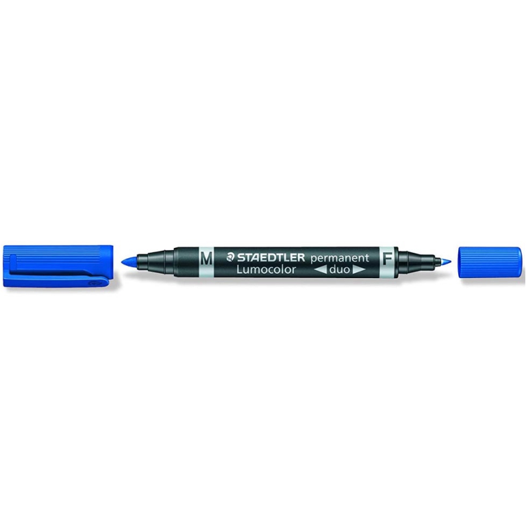 LUMOCOLOR 10PZ DUO BLU PENNARELLO STAEDTLER