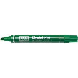 PENNARELLO N60 VERDE 12PZ PENTELPEN PUNTA SCALPEL.