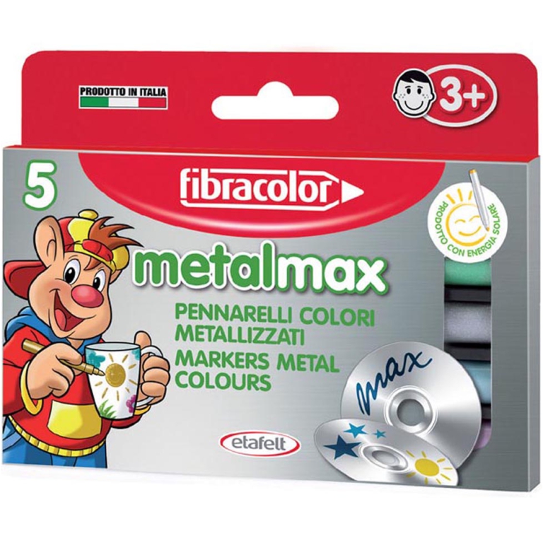 METALMAX 5COL FIBRACOLOR  LAVABILE PENNARELLI