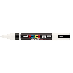 UNI POSCA BRUSH BIANCO   PC5 MEDIO PENNARELLO