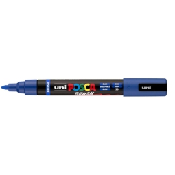 UNI POSCA BRUSH BLU      PC5 MEDIO PENNARELLO