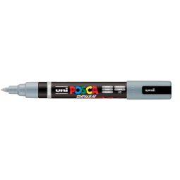 UNI POSCA BRUSH GRIGIO   PC5 MEDIO PENNARELLO