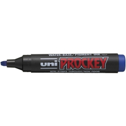 PENNARELLI UNI PROCKEY 12PZ PUNTA SCALPELLO BLU