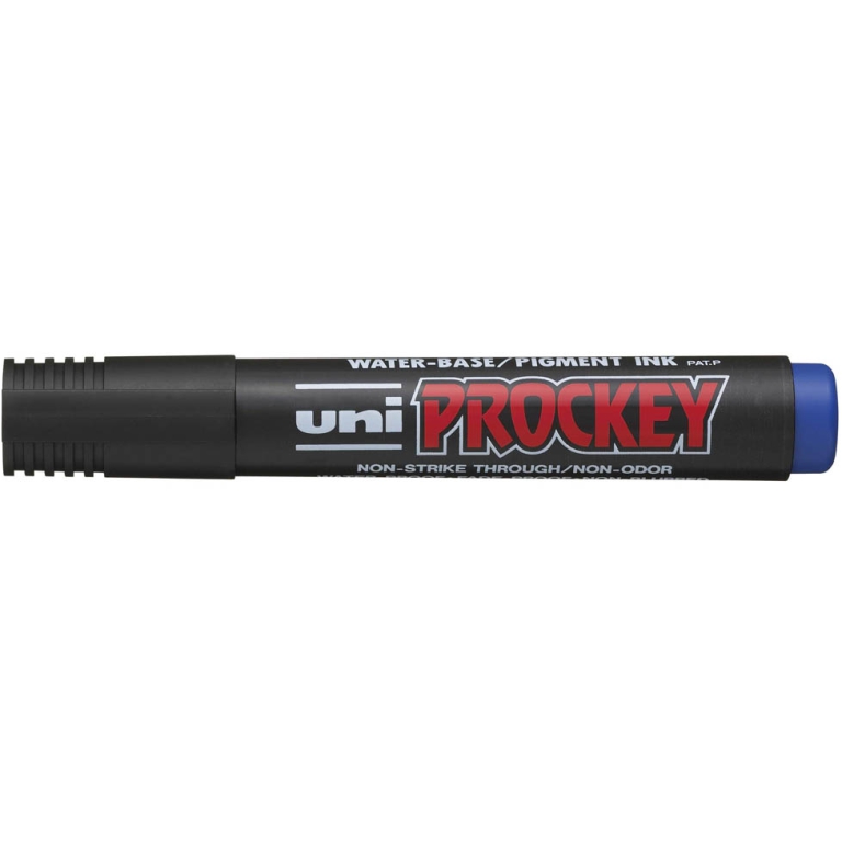 PENNARELLI UNI PROCKEY 12PZ PUNTA SCALPELLO BLU 2