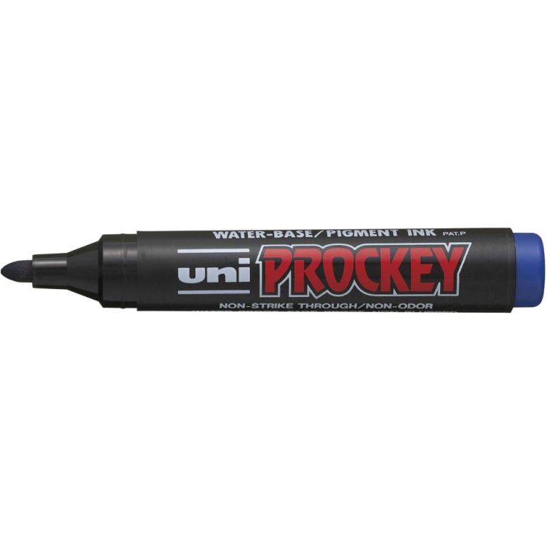 PENNARELLI UNI PROCKEY 12PZ PUNTA TONDA BLU