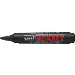 PENNARELLI UNI PROCKEY 12PZ PUNTA TONDA NERO