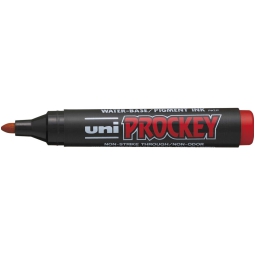 PENNARELLI UNI PROCKEY 12PZ PUNTA TONDA ROSSO